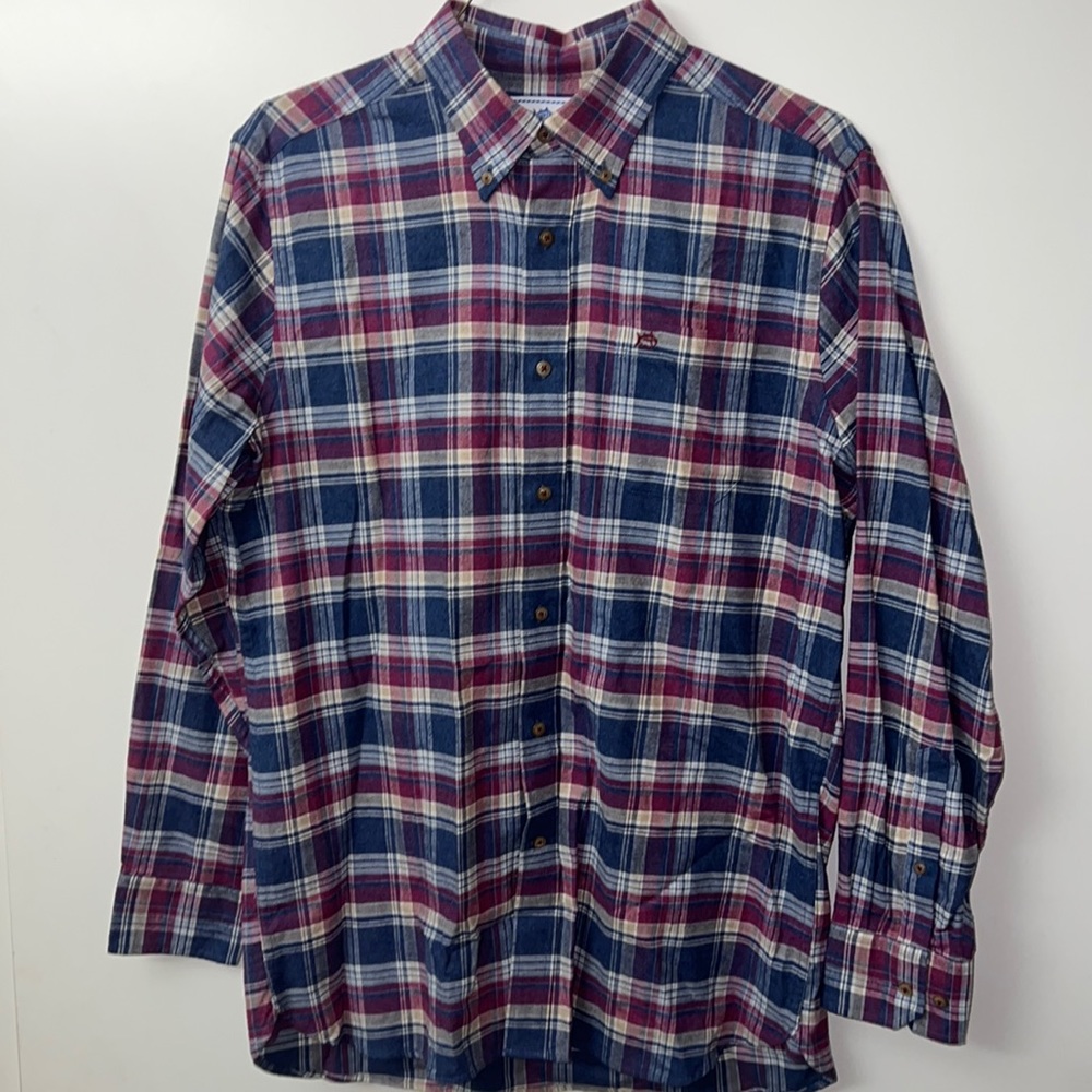 Southern Tide Multicolor Plaid Button Down Shirt
